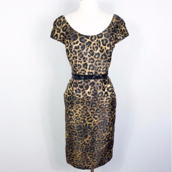 Carmen Marc Valvo Dresses & Skirts - CARMEN MARC VALVO 'COLLECTION'  dress  leopard
